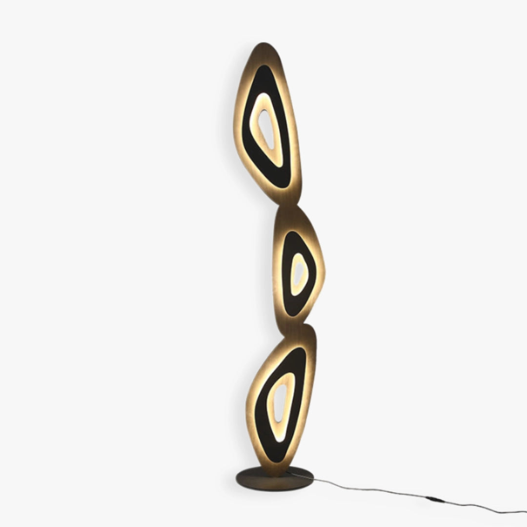 Modern Nevis Floor Lamp - Adjustable LED Standing Light for Living Room, Bedroom, Office - Warm White & Cool White Light Modes - Perfect for Reading, Working, and Ambient Lighting