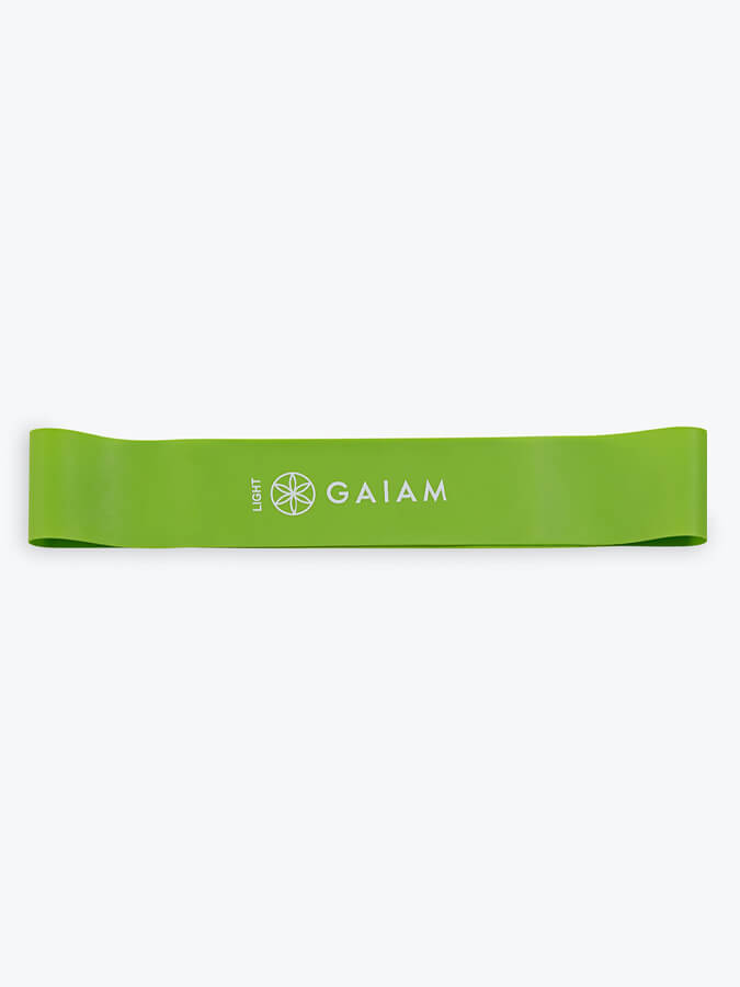 Gaiam Mini Resistance Bands Set - 3 Pack with Different Resistance Levels for Home Workouts, Yoga, Pilates & Physical Therapy