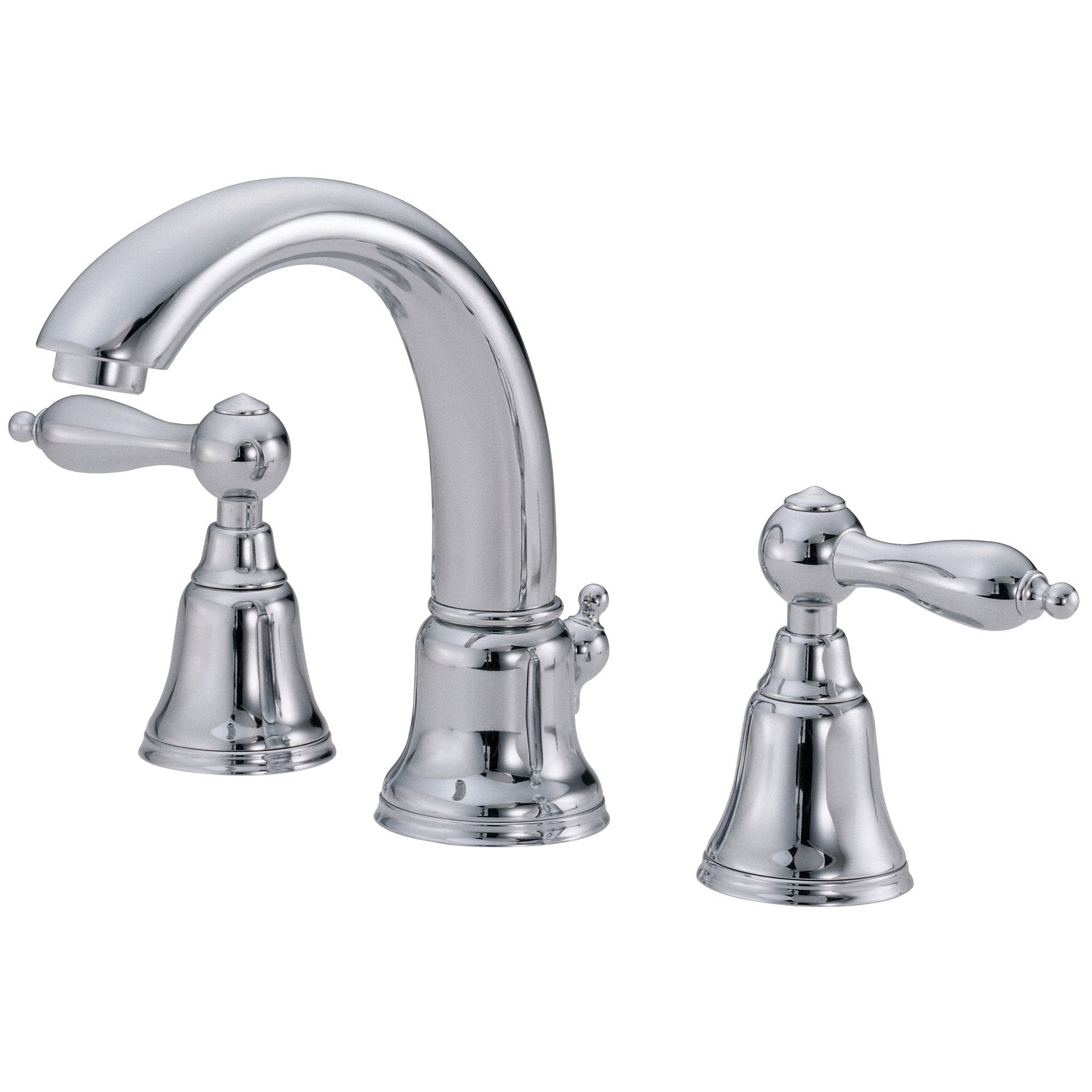 Danze Fairmont Chrome 2-Handle Widespread Bathroom Sink Faucet with Drain - Modern Bathroom Fixture for Vanity & Powder Room