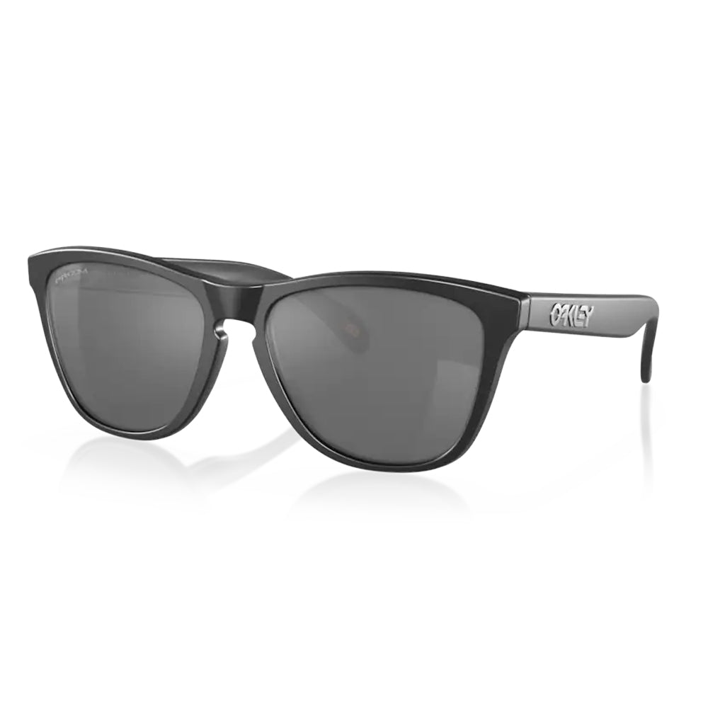 Oakley Frogskins Matte Black Sunglasses with Prizm Black Polarized Lenses - Stylish & UV Protection for Outdoor Sports & Driving