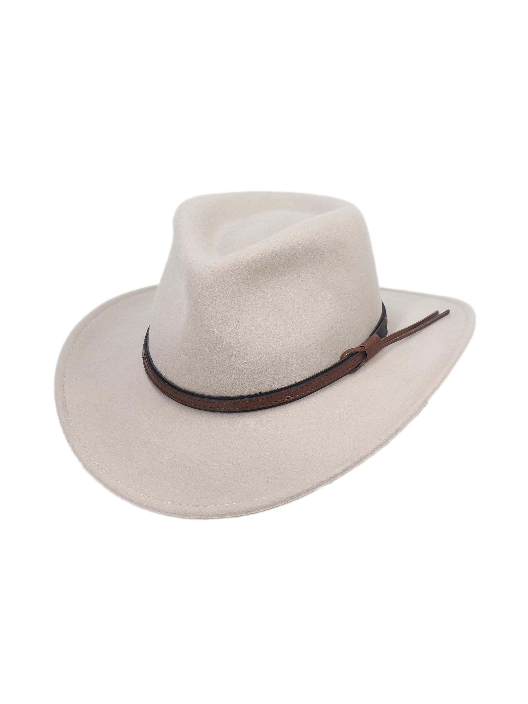 Silver Canyon Denver Crushable Wool Felt Outback Western Cowboy Hat for Men & Women - Waterproof & Packable for Outdoor Adventures, Rodeo, and Country Music Festivals