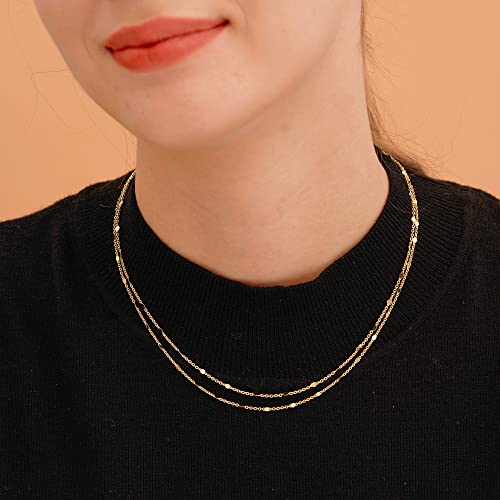 layered dot-gold