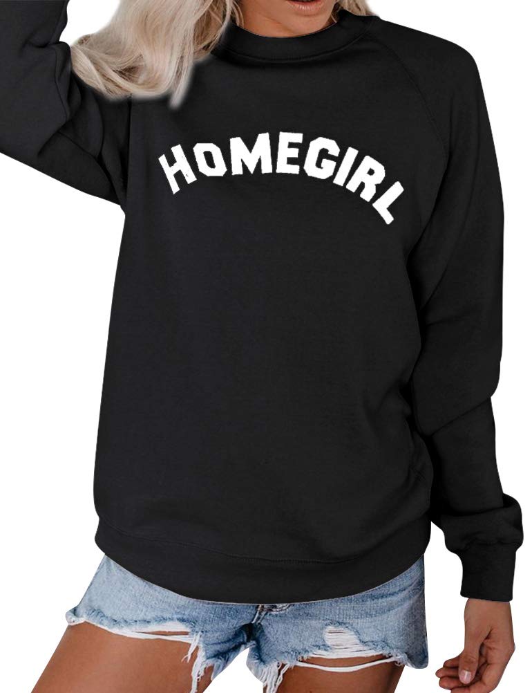 Ezcosplay Women's Lightweight Casual Long Sleeve Pullover Sweatshirt - Comfortable Loungewear for Home, Work & Street Style