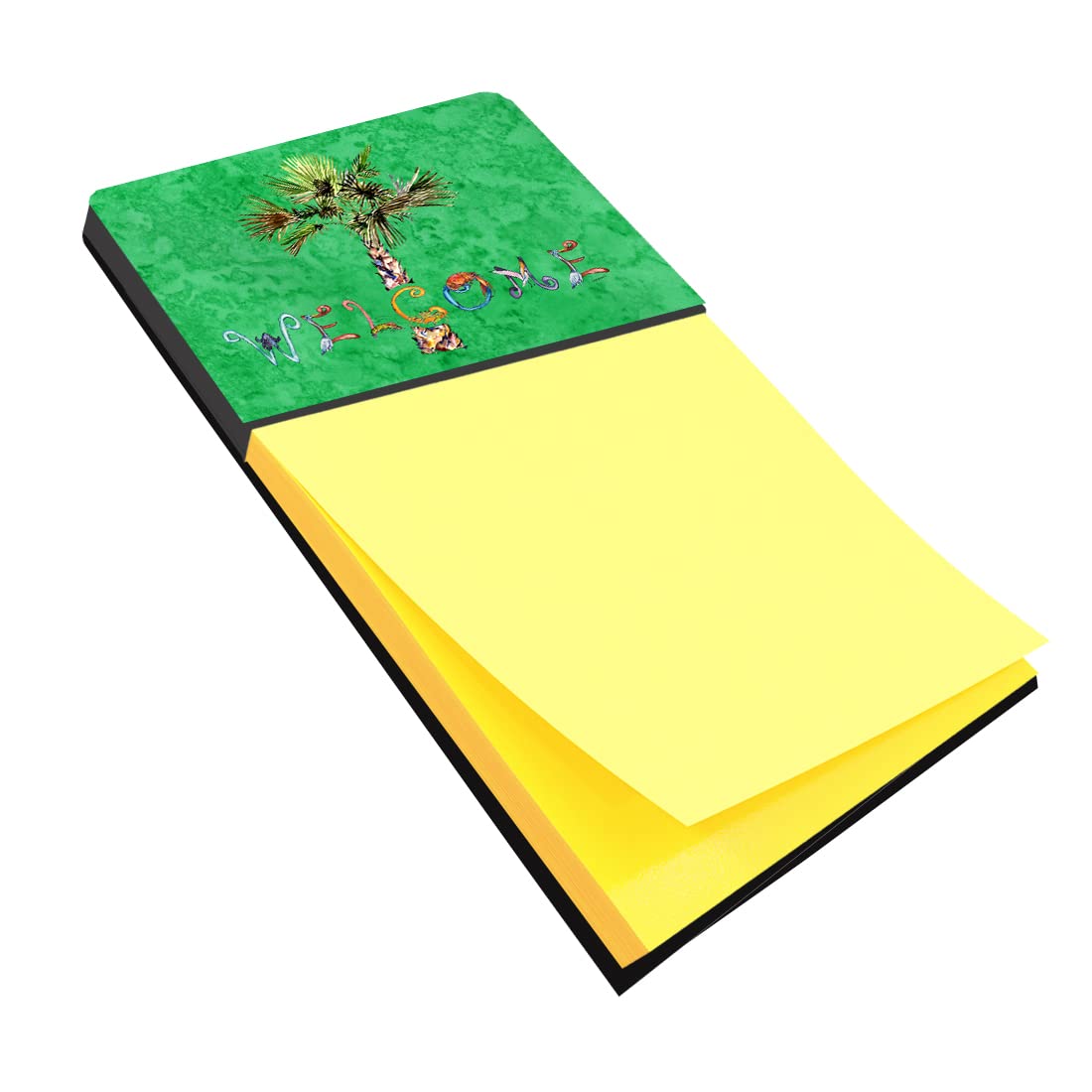 Caroline's Treasures Multicolor Desk Artwork Notepad Holder (8710SN) - Perfect for Office, Home & School Organization