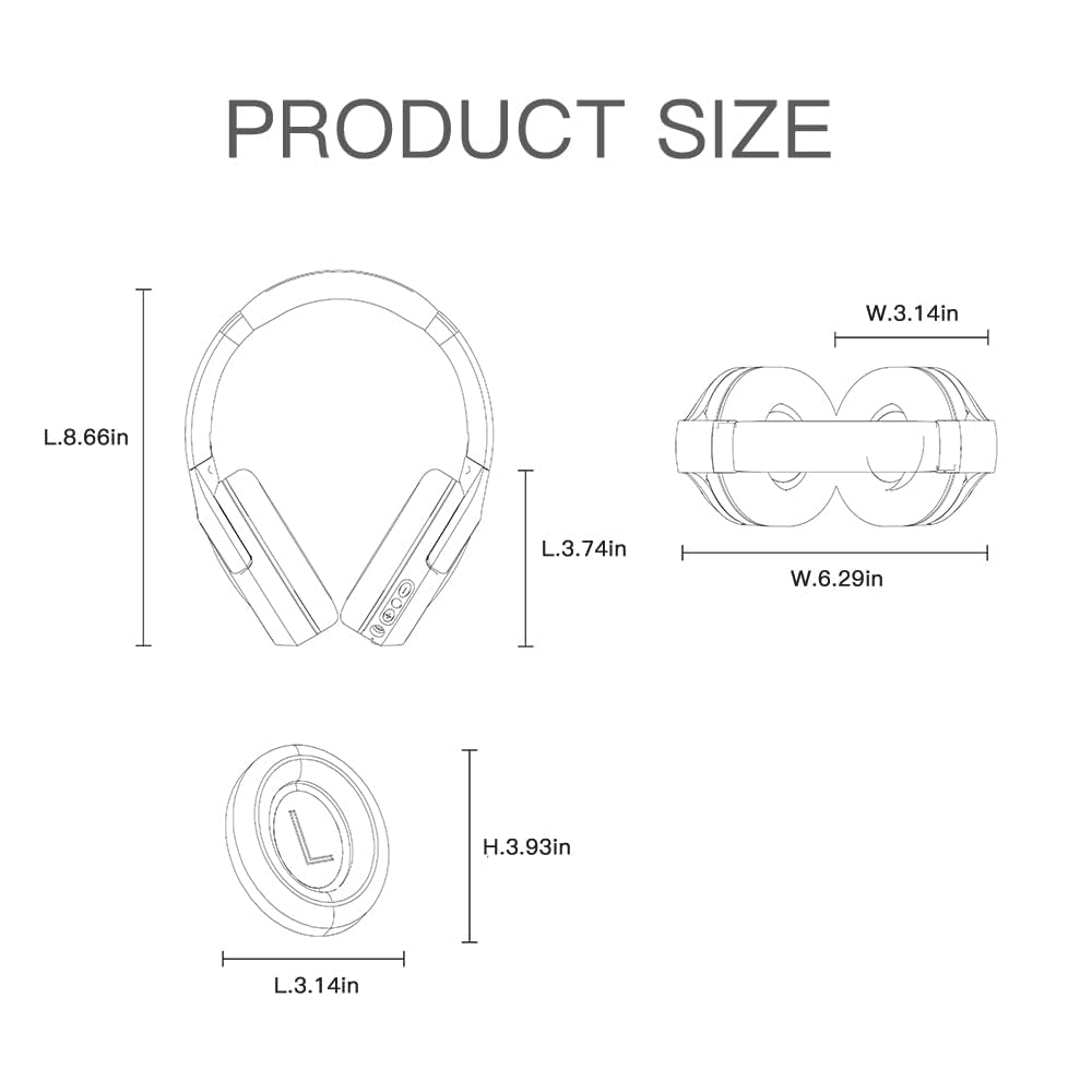 iKF King Pro Hybrid Active Noise Cancelling Headphones - Bluetooth 5.3 Wireless Headset with HiFi Sound, Deep Bass & 125H Playtime for Travel, Work & Gaming | Built-in Mic, Multipoint Connection (Black)