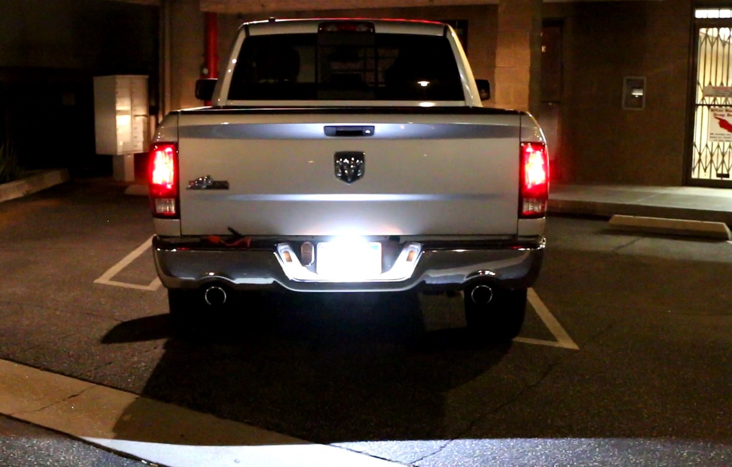 2-Pack White 24 SMD LED Bolt-On License Plate Lights & Reverse Backup Lights - Perfect for Car, Truck, SUV & Motorcycle Nighttime Visibility