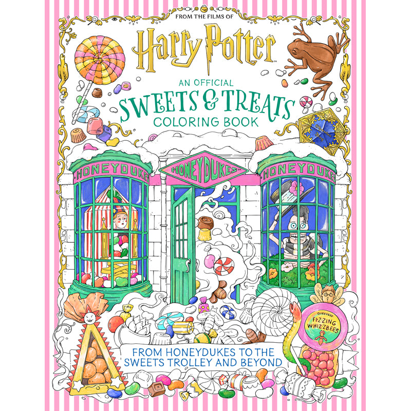 Harry Potter Official Sweets and Treats Coloring Book for Adults & Kids - Magical Relaxation & Creative Fun at Home, School or Travel