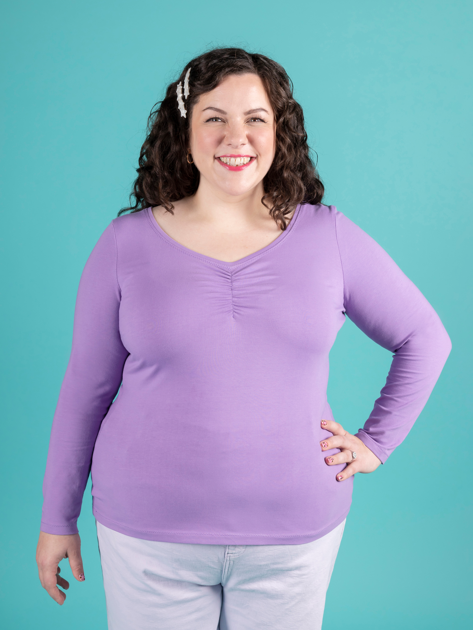 Tilly and the Buttons Agnes Top - Women's Stylish & Comfortable Sewing Pattern for DIY Fashion - Perfect for Casual Wear, Office Outfits & Special Occasions