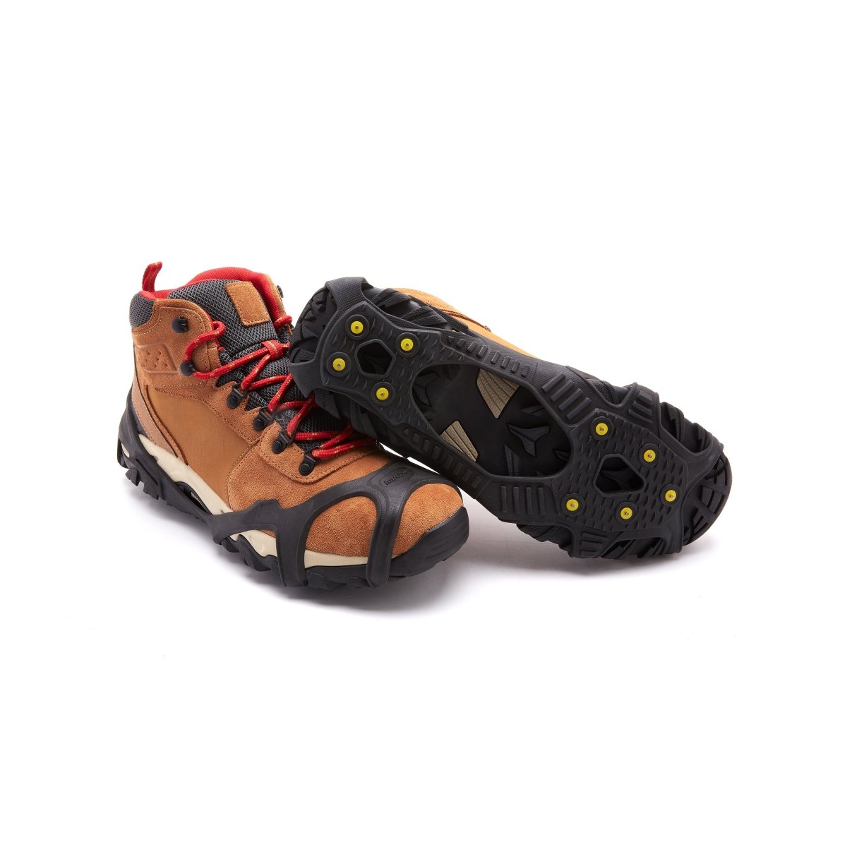 Icetrax V3 Tungsten Ice Cleats for Men & Women - Non-Slip Traction for Hiking, Running, and Winter Safety on Ice & Snow