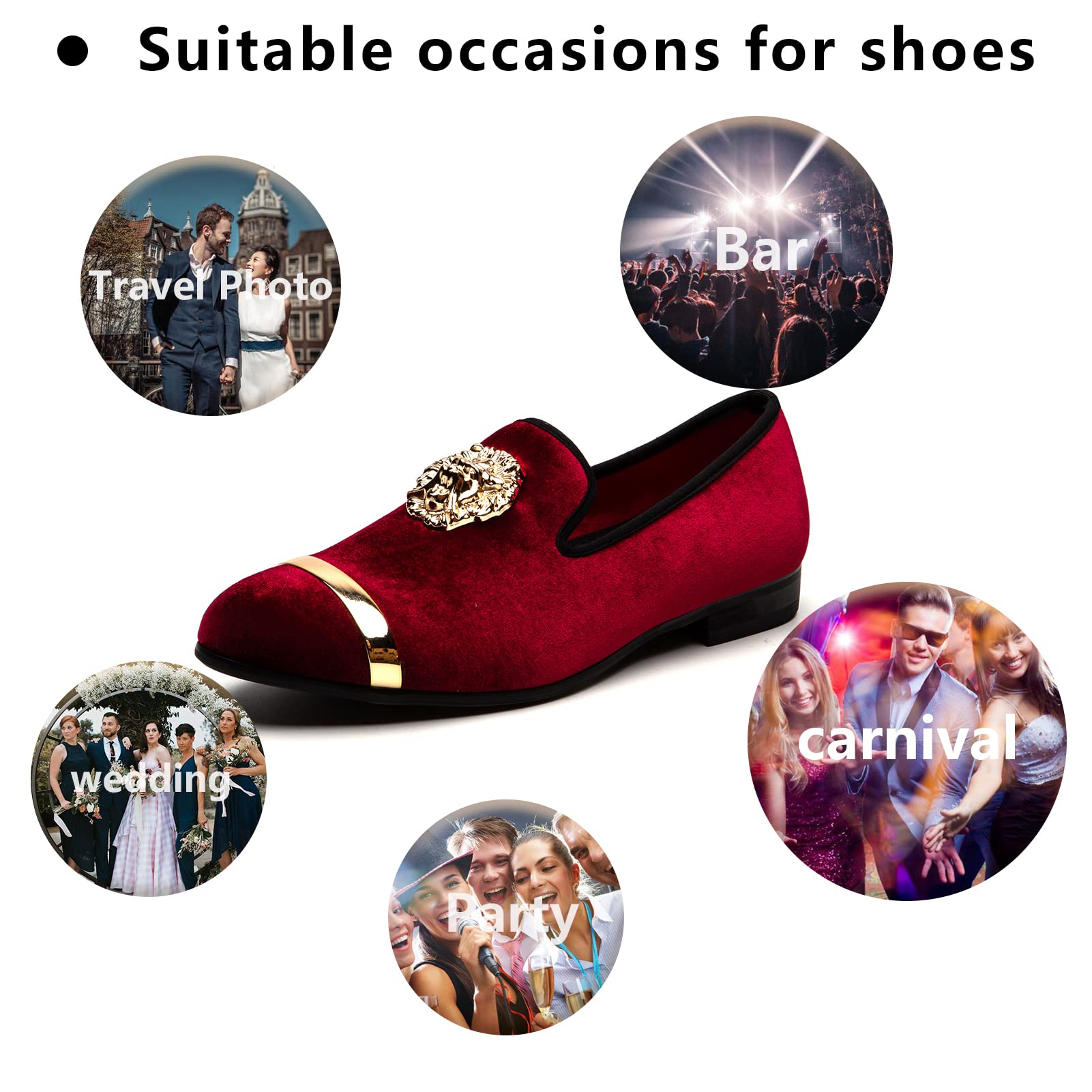 Meijiana Men's Classic Leather Loafers - Premium Luxury Dress Shoes for Wedding, Business & Formal Occasions | Comfortable Slip-On Shoes for Office, Parties & Special Events