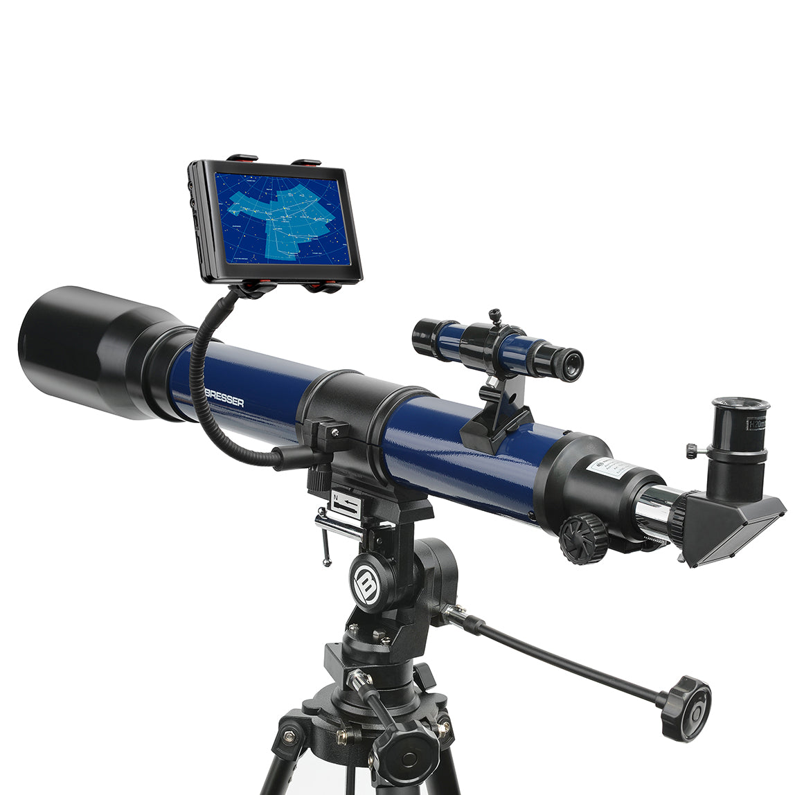 Bresser Smartphone Adapter for Binoculars & Telescopes - Universal Phone Mount for Stargazing, Bird Watching & Outdoor Photography