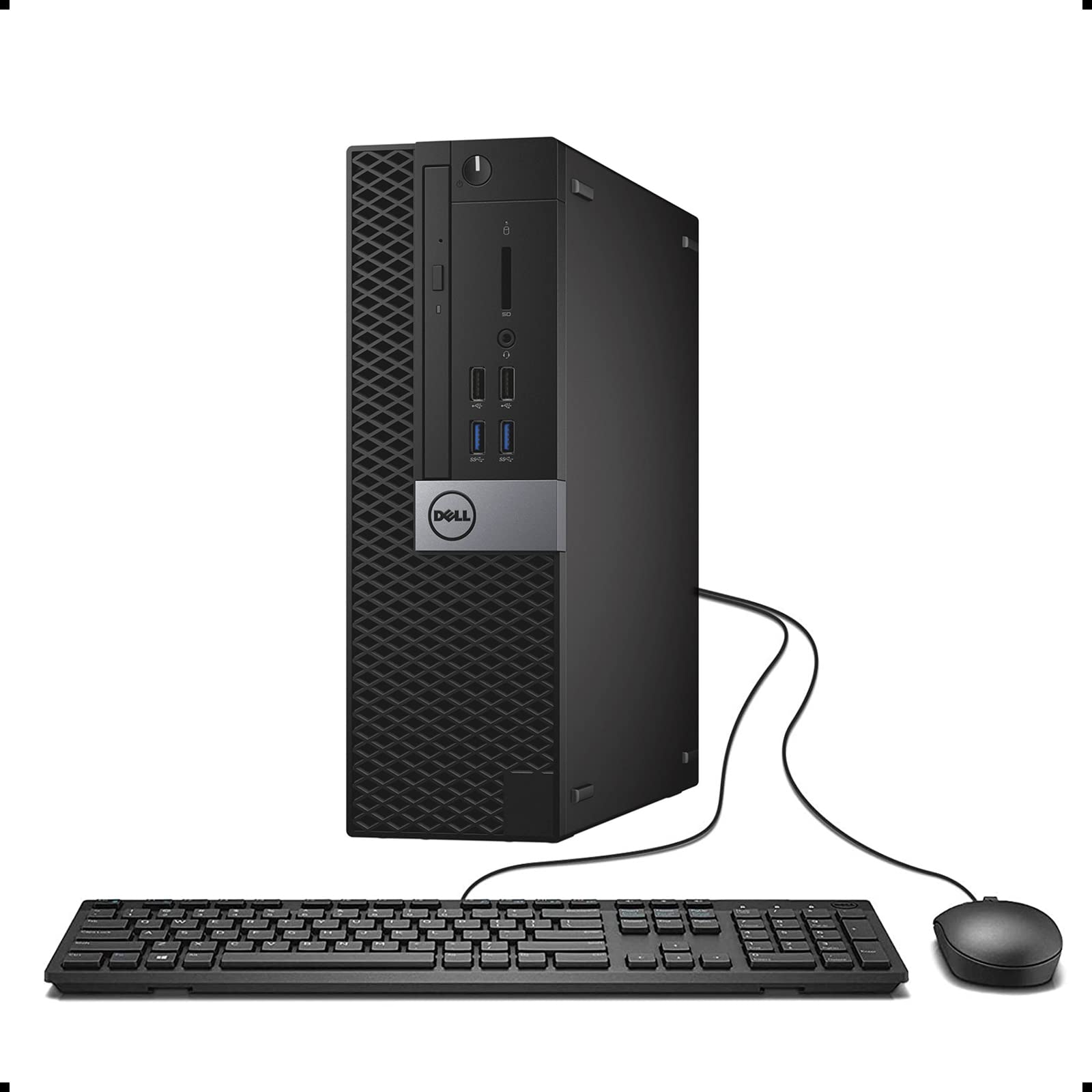 Renewed Dell Optiplex 3040 Business Desktop PC - Intel Core i5, 16GB RAM, 512GB SSD, Windows 10 Pro 64-Bit | Fast Office Computer for Work, Home & Small Business Use