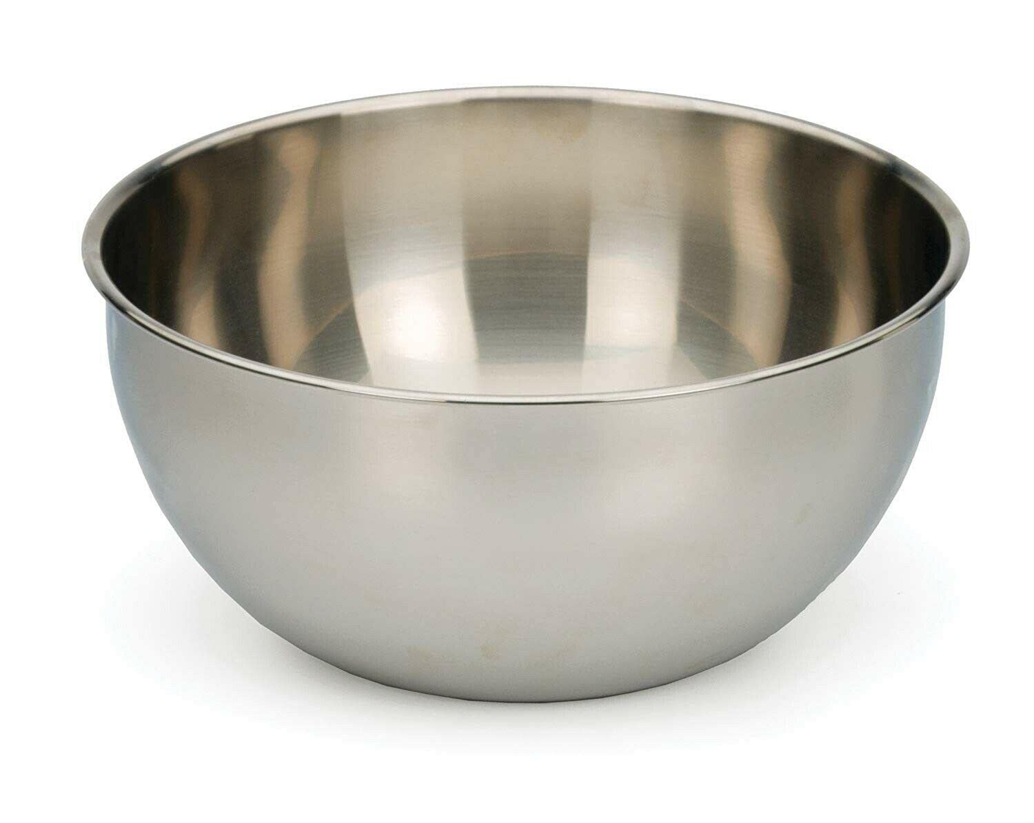 StateOJ 6 QT Stainless Steel Mixing Bowl - Heavy Duty Kitchen Utensil for Baking, Cooking & Food Prep - Perfect for Mixing Dough, Whisking Eggs & Serving Salads