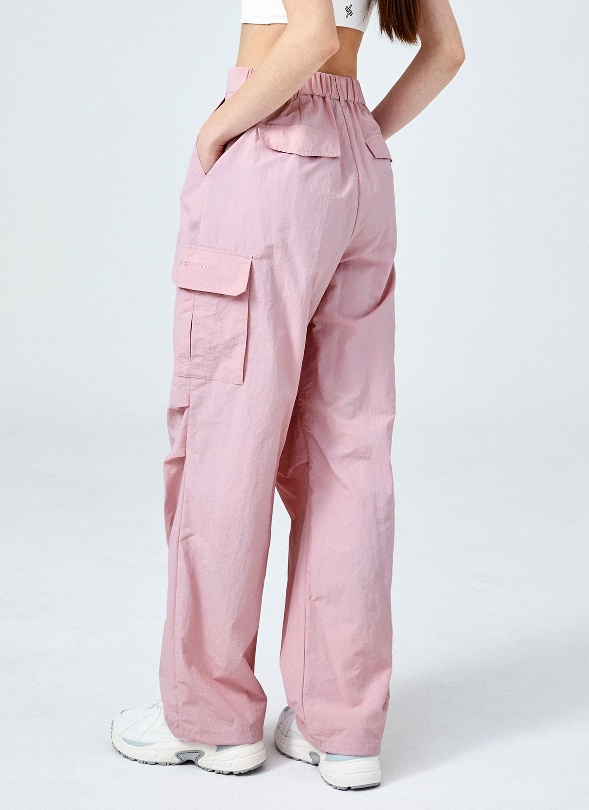 Comfortable Utility Wide Leg Pants for Women - Stretchy High Waist Casual Trousers for Work, Travel & Everyday Wear