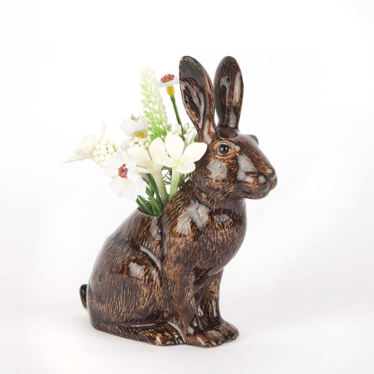 Hare Ceramic Vase - Elegant Handmade Home Decor for Living Room, Bedroom & Office - Perfect for Flowers, Plants & Decorative Centerpieces