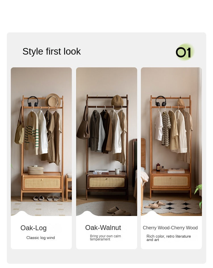 Premium Oak Solid Wood Clothes Hanger Rack - Heavy Duty Wooden Coat Hangers for Closet Organization - Perfect for Wardrobe, Laundry Room & Hotel Use