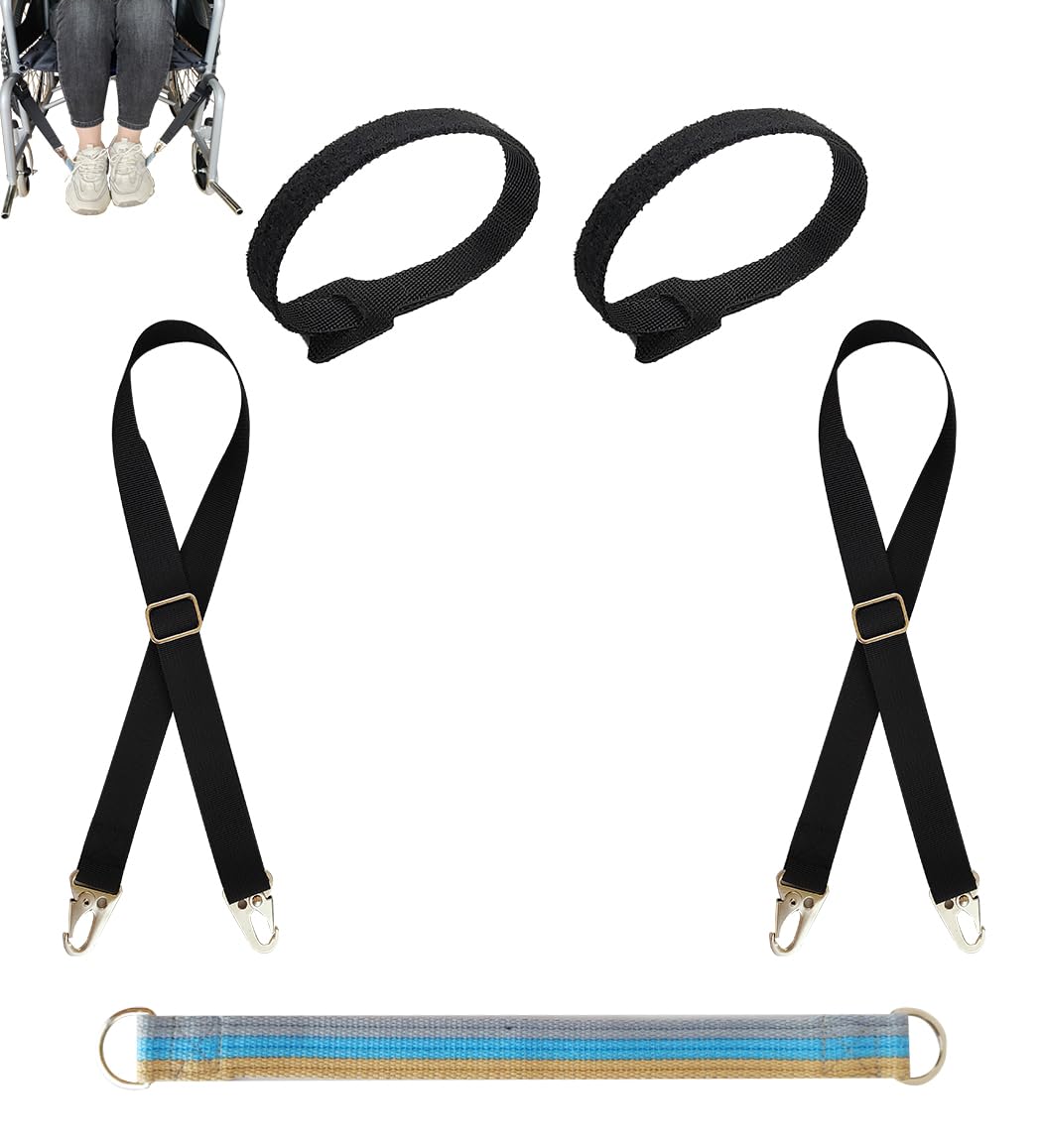 Adjustable Wheelchair Foot Sling & Footrest Replacement Strap - Universal Leg Support for Drive Wheelchairs - Durable Spare Belt Accessory for Enhanced Comfort and Mobility (Ideal for Daily Use, Travel, and Rehabilitation)