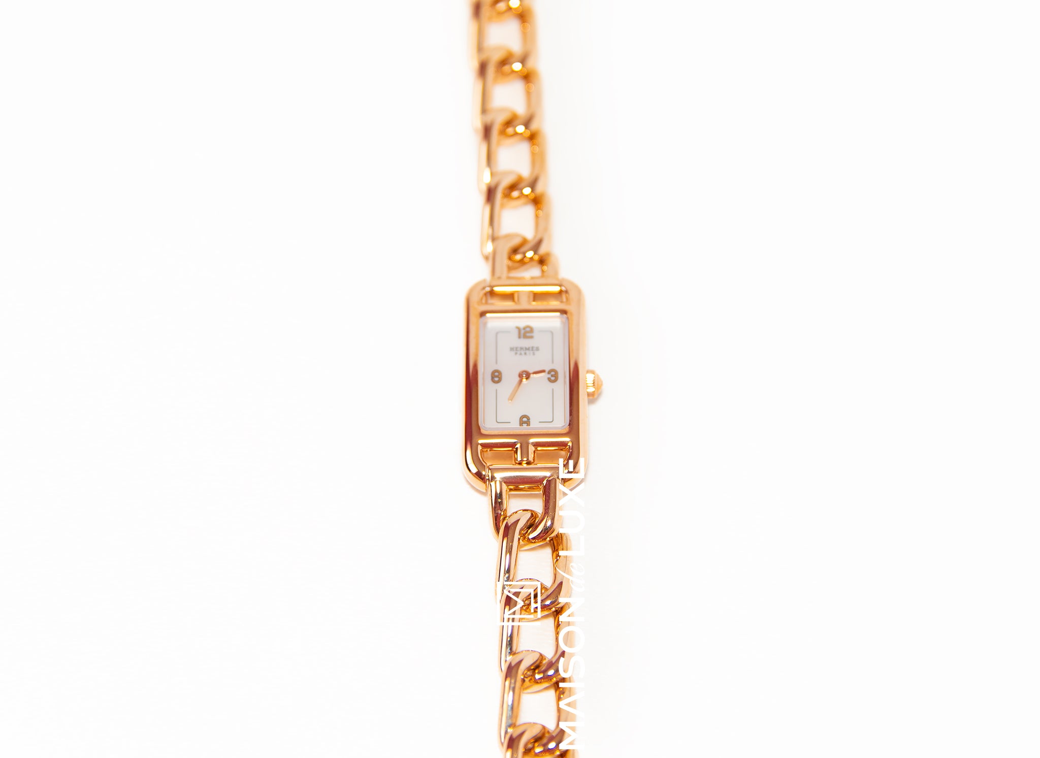 Hermes Nantucket Rose Gold 29mm Women's Luxury Watch - Perfect for Business, Formal Events & Special Occasions