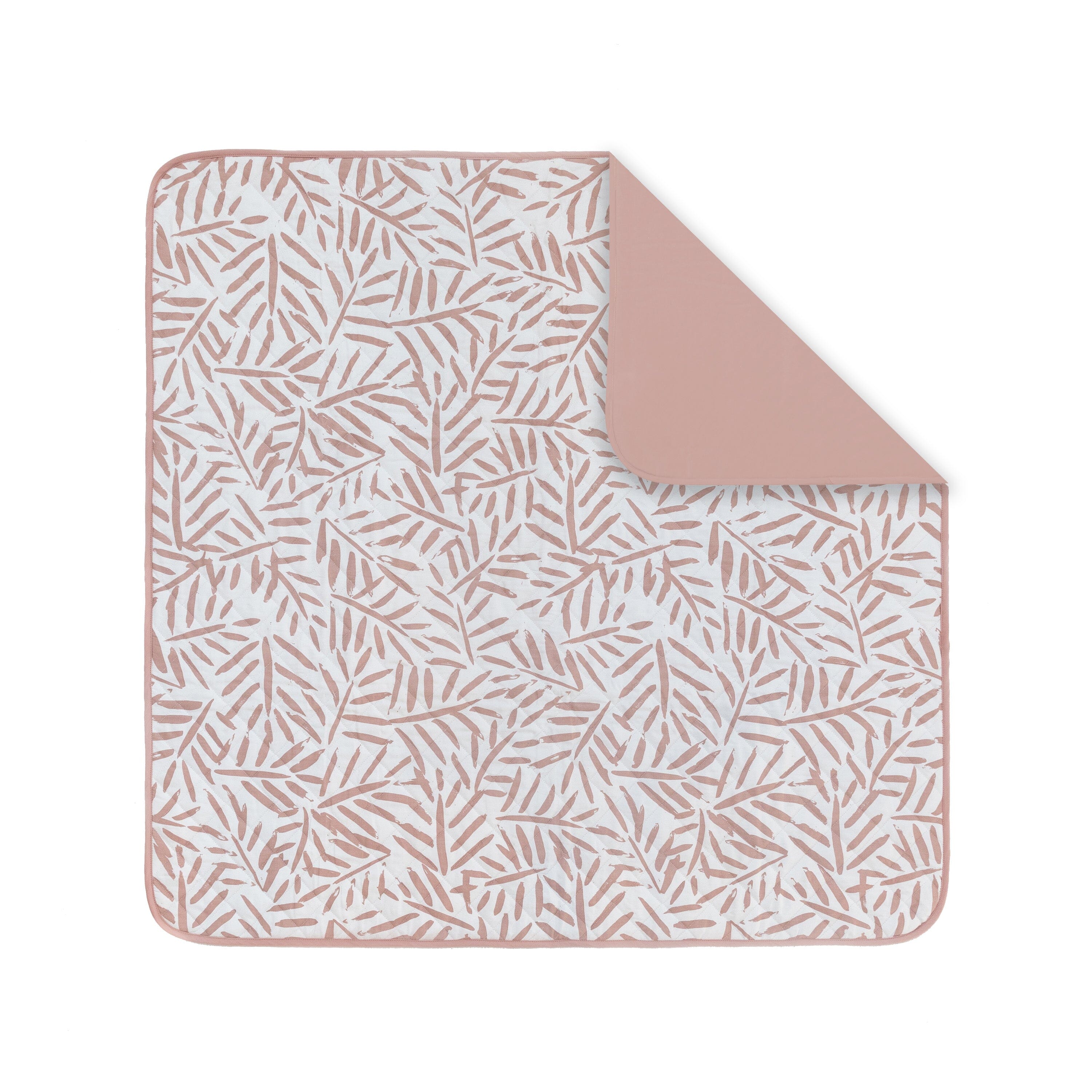 Toddlekind Portable Baby Playmat - Non-Toxic, Waterproof & Lightweight for Indoor & Outdoor Use | Perfect for Playtime, Picnics & Travel | Leaves Design