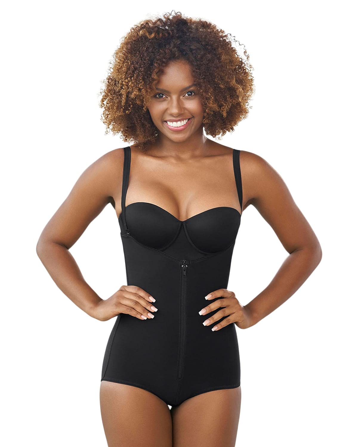 Leonisa High Waist Tummy Control Shapewear for Women - Slimming Bodysuit with Compression - Perfect for Postpartum, Workout & Everyday Wear