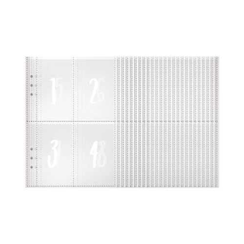 With Numbers 25 Sheets