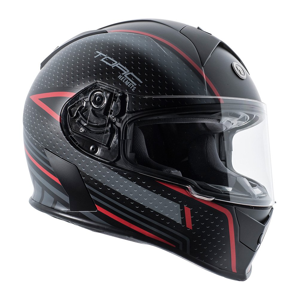 TORC Men's Full Face Motorcycle Helmet - DOT Approved for Safety - Lightweight & Comfortable for Long Rides - Perfect for Street Bikes, Cruisers & Racing