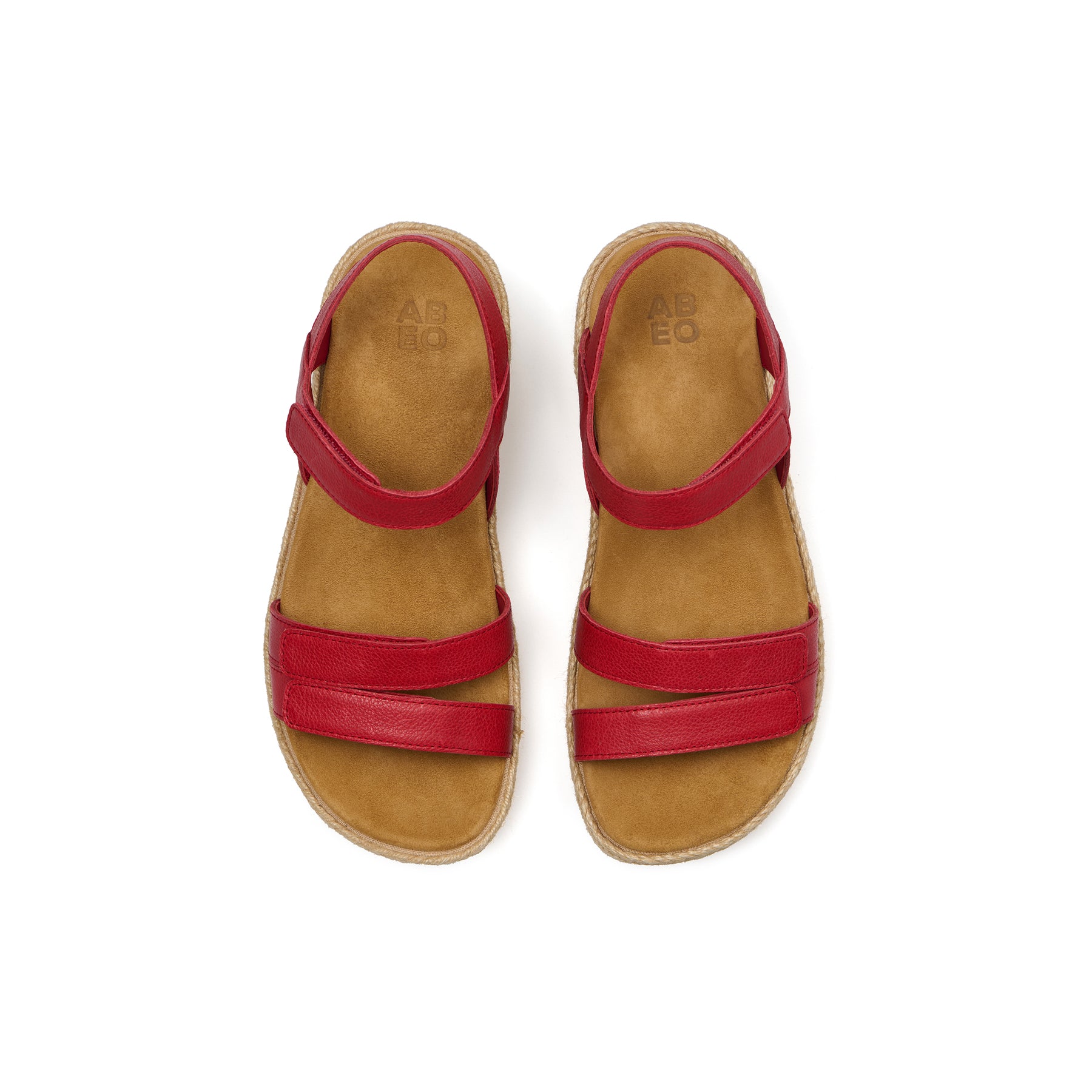 Abeo Solstice Strap - Adjustable Comfortable Red Footwear Support for Running, Walking & Everyday Wear