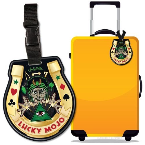Lucky Mojo Travel Luggage Tag - Stylish & Durable Baggage ID for Suitcases & Backpacks | Perfect for Airports, Vacations & Business Trips