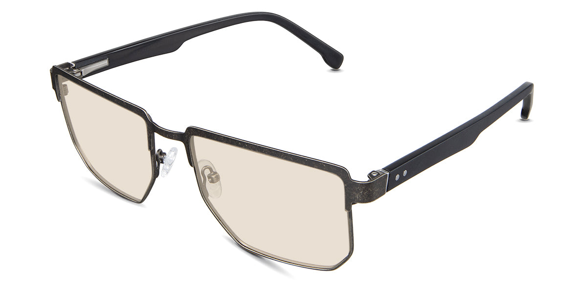 Jefferson Men's Prescription Tinted Glasses - UV Protection & Anti-Glare for Outdoor Activities, Driving & Daily Wear