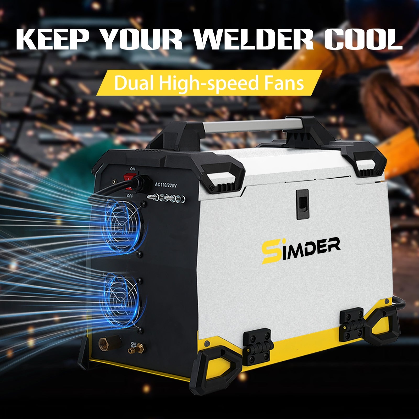 Upgraded SD 4050Pro (2024) 10-in-1 Aluminum Welder and Cutter - Canada SSimder - Perfect for Metal Fabrication, DIY Projects & Professional Welding Work