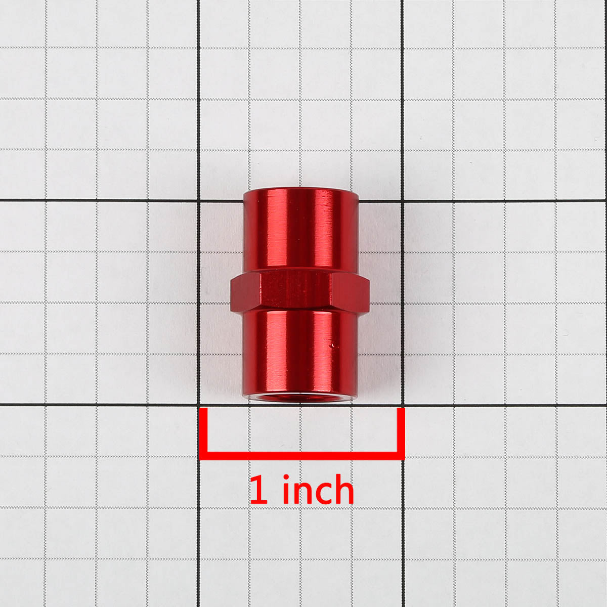 1/8 in. NPT Female Fitting Joiner Adapter - Aluminum Alloy Connector for Air, Water & Hydraulic Systems - Perfect for Plumbing, Pneumatics & Industrial Applications