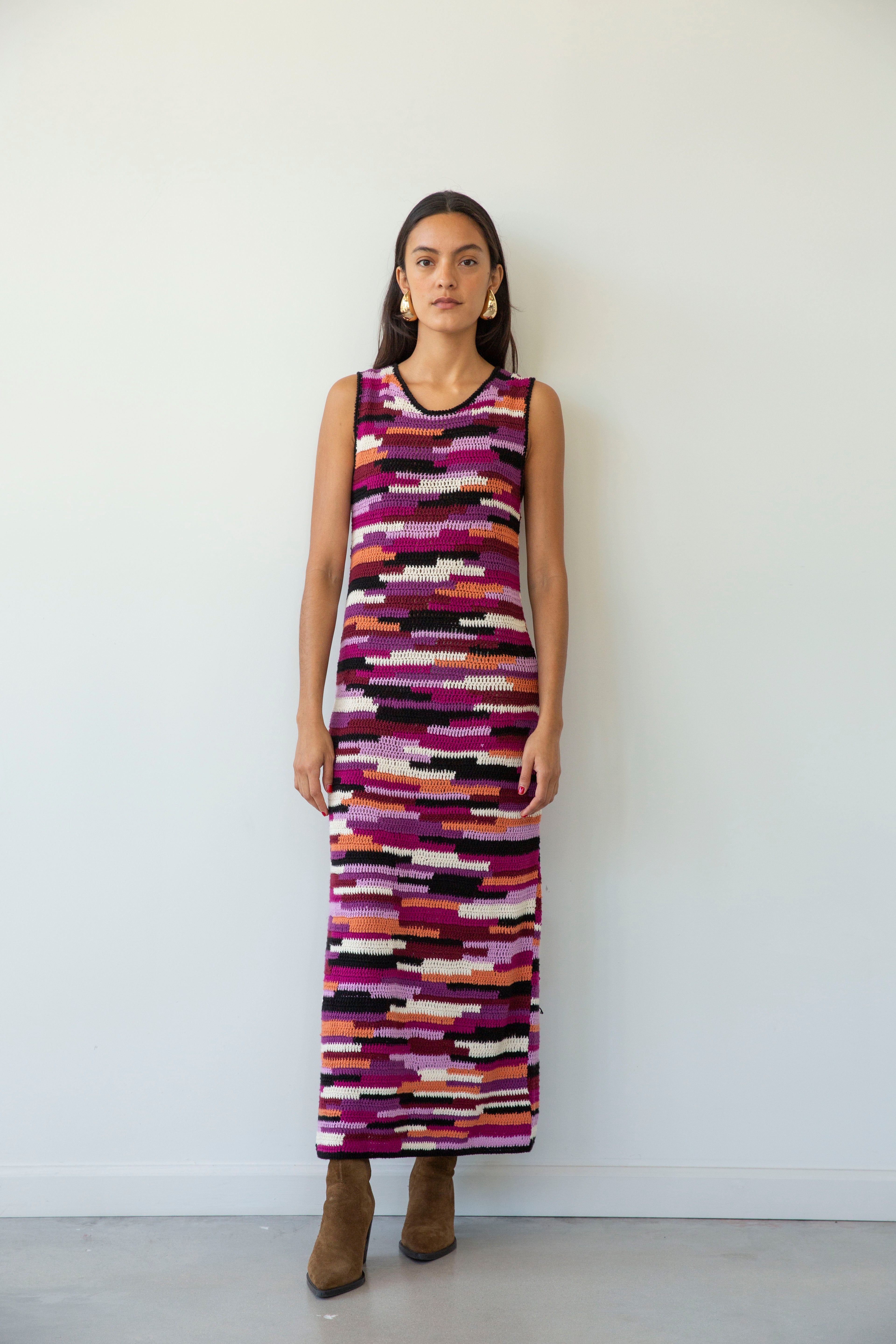 Lea Dress - Women's Floral Summer Midi Dress with Short Sleeves | Perfect for Beach Vacation, Date Night & Casual Outings