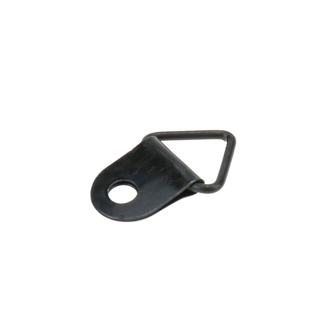 100 PCS Black Single Hole Triangle D-Ring Hangers for Picture Frames - 20 x 10mm - Heavy Duty Wall Hanging Hardware for Home Decor, Photo Displays & Art Gallery Installation