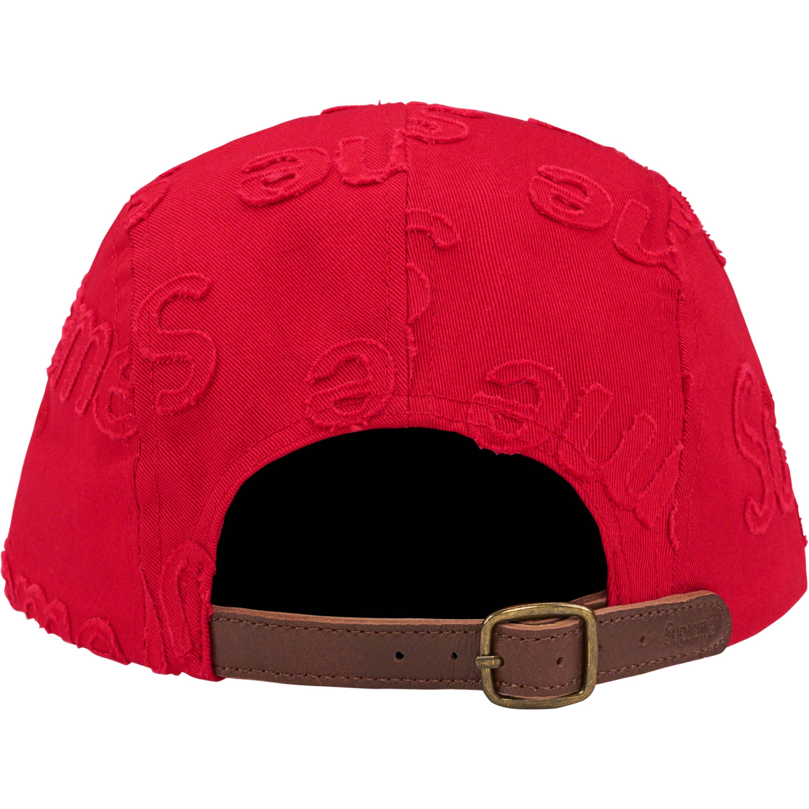 Supreme Lasered Twill Camp Cap - Red Snapback Hat for Men & Women | Streetwear Fashion, Urban Style Accessory for Daily Wear & Outdoor Activities