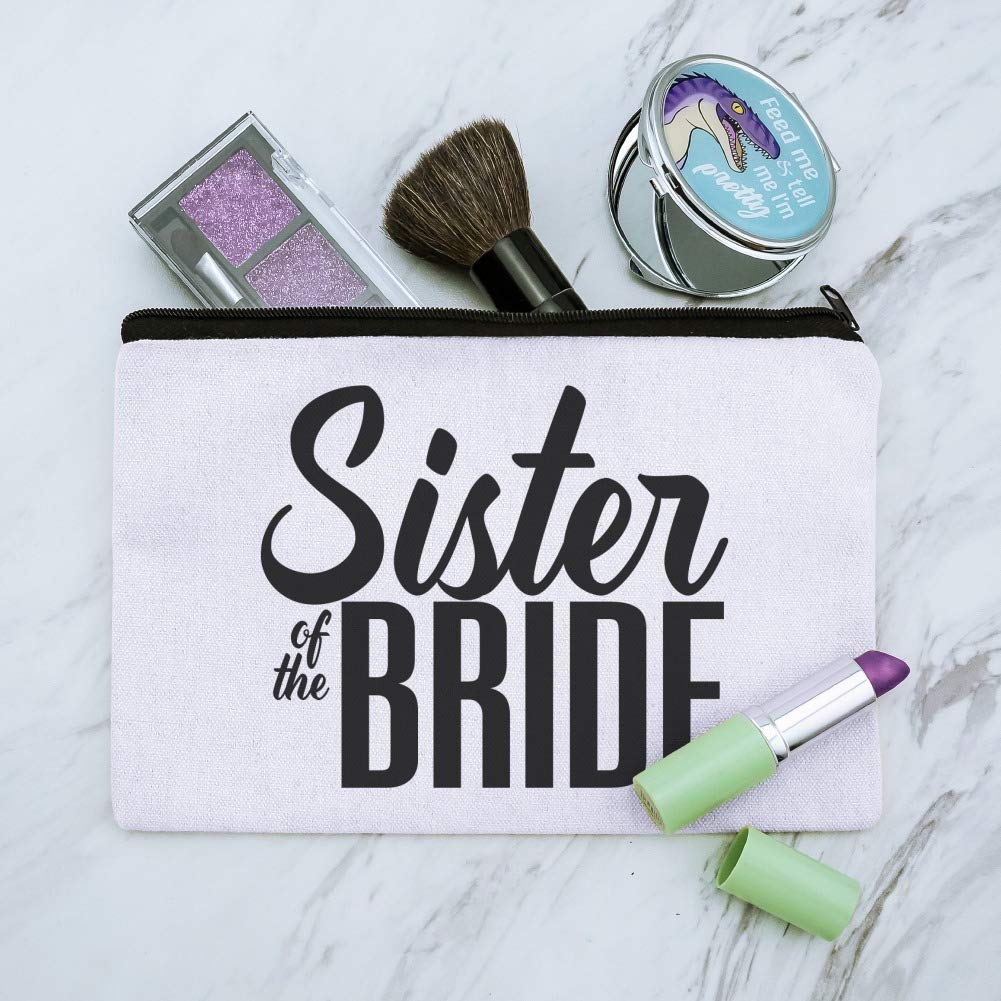 Bridesmaid Wedding Makeup Bag Organizer Pouch - Perfect for Bridal Party, Travel & Cosmetic Storage | Waterproof & Durable Cosmetic Organizer for Makeup Brushes, Lipsticks & Beauty Essentials