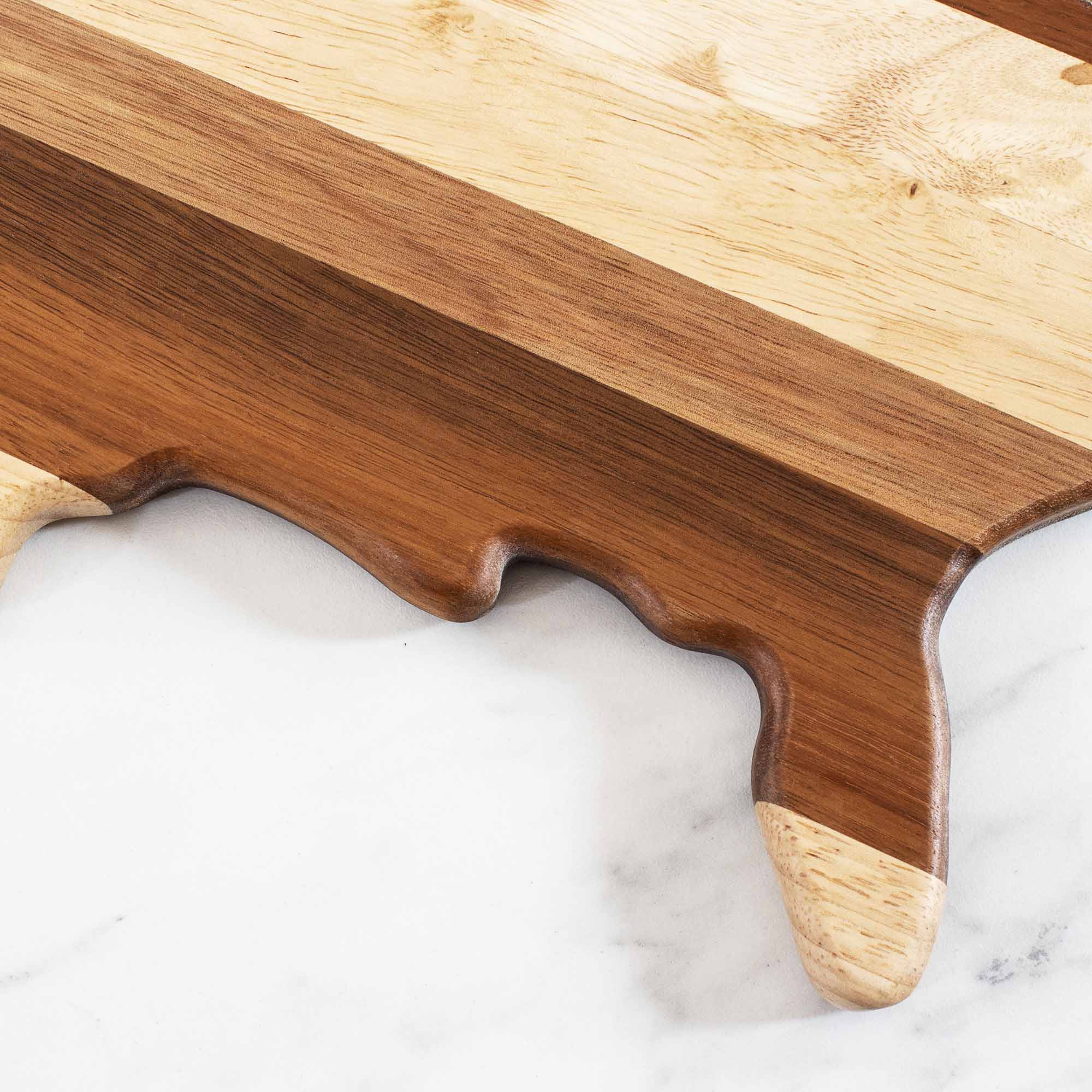Premium Rock & Branch® Shiper Series USA-Made Wooden Cutting Board - Durable Kitchen Essential for Chopping, Serving & Charcuterie Boards | Perfect for Home Chefs & Entertaining