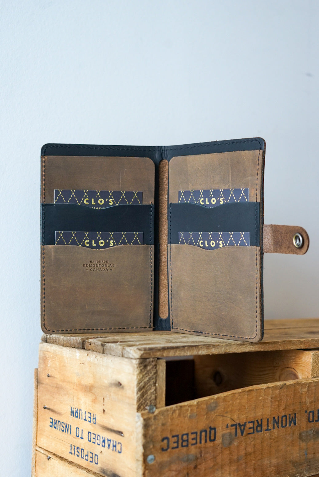 Rebel Rust & Flat Black Family Passport Holder - Secure Travel Document Organizer for Vacations, International Trips & Airports - RFID Blocking & Multiple Pockets