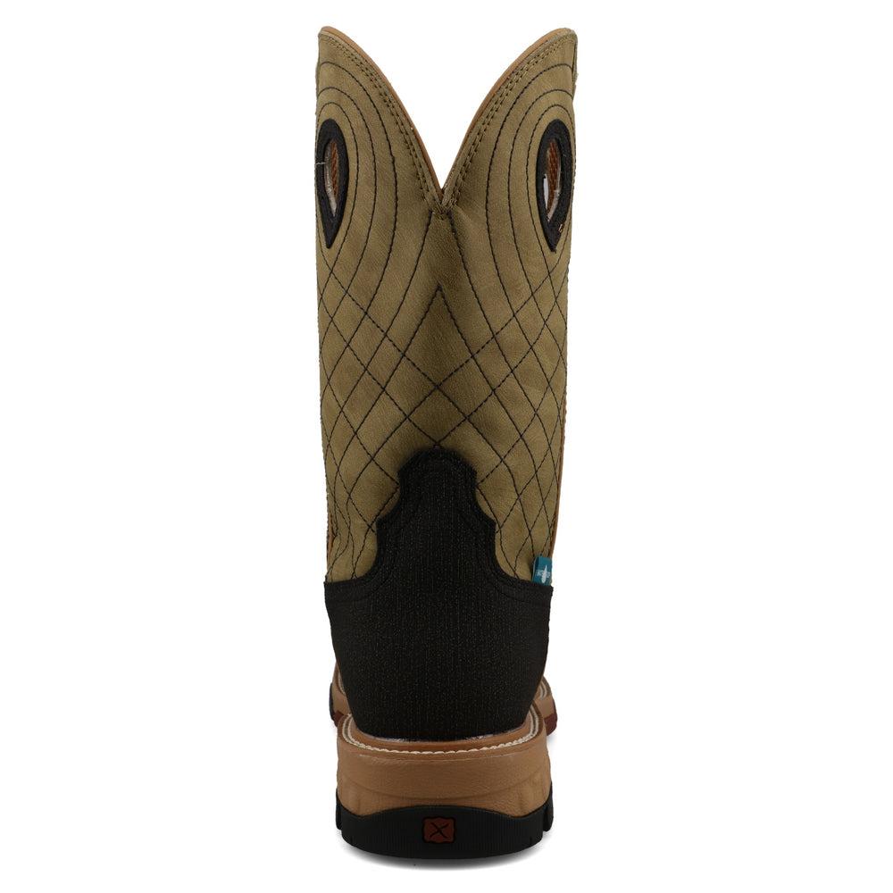 Men's 12 Western Work Boots - Durable Cowboy Boots for Ranch Work & Outdoor Activities | Perfect for Ranchers, Farmers & Country Style
