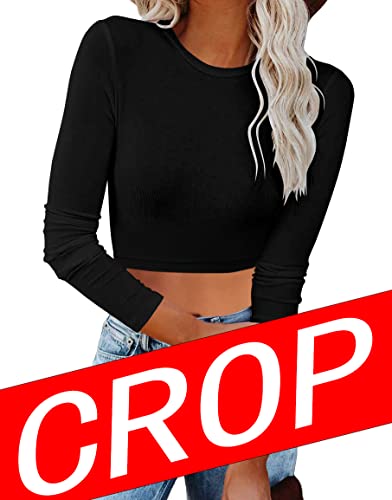 2-crop Black