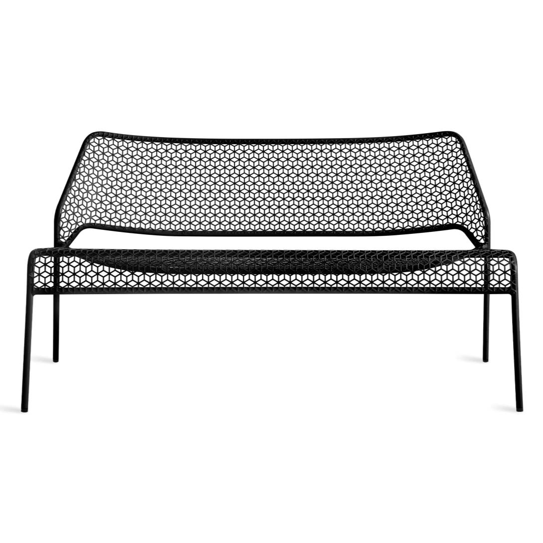 Stylish Mesh Patio Settee - Modern Outdoor Lounge Chair with Breathable Design for Garden, Poolside & Backyard Relaxation