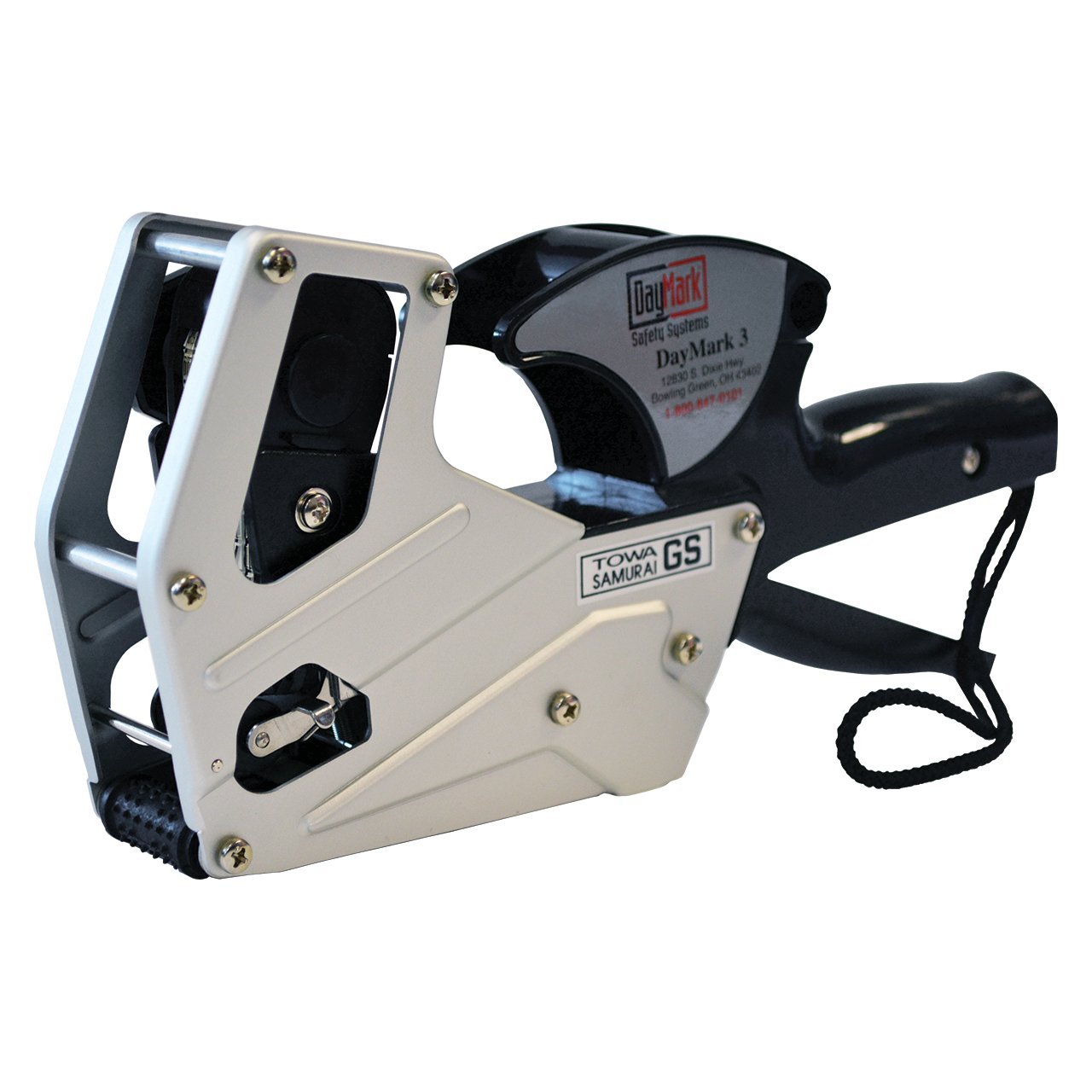 DayMark IT110758 DM3 SpeedyMark 3 Metal Date Coder - 1-Line Industrial Marking Gun Labeler (Layout A) for Food Packaging, Warehouse Labeling & Inventory Management
