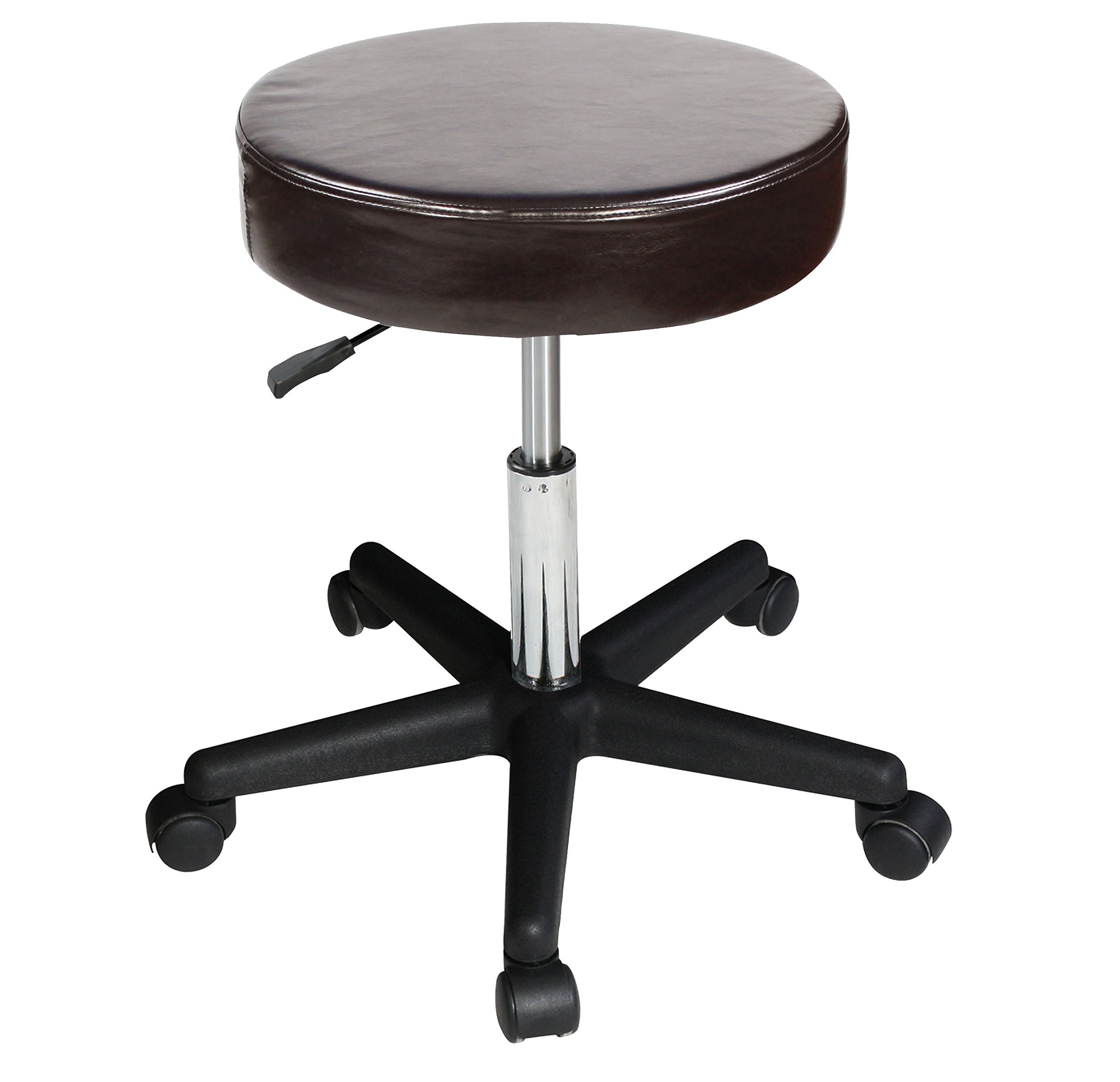 Professional Hydraulic Massage Stool - Adjustable Height, Rolling Swivel Base for Salon, Spa, Home & Office Use - Perfect for Therapists, Beauty Professionals & Relaxation