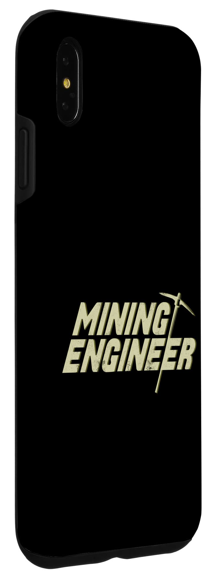 iPhone XS Max Case for Mining Engineers - Durable Mining Pickaxe Design Phone Cover | Perfect for Underground Work & Engineering Professionals