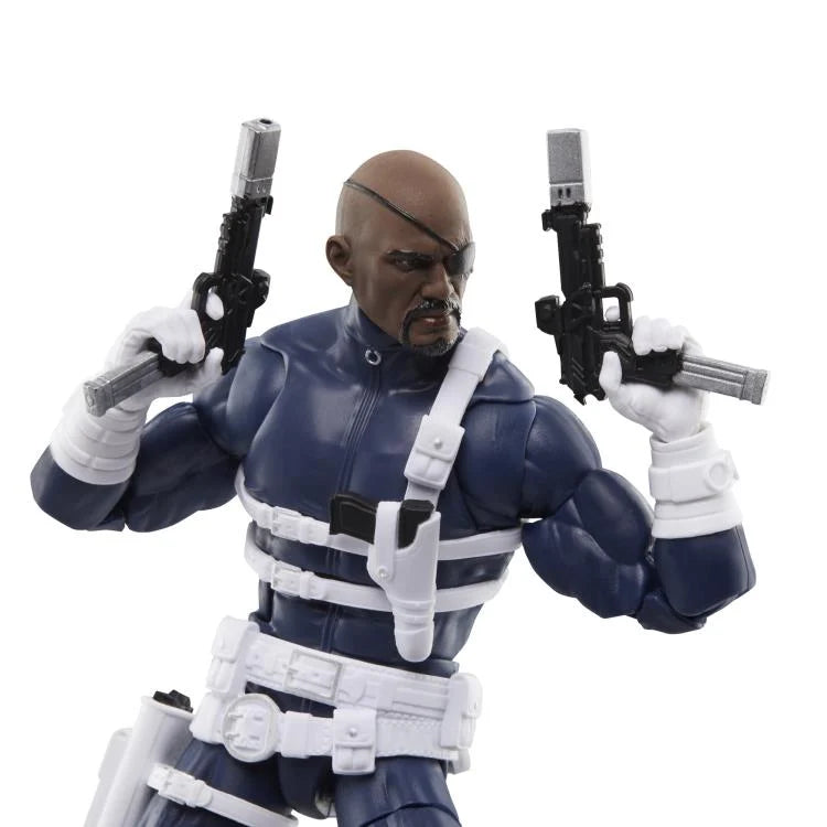 Captain America Marvel Legends S.H.I.E.L.D. Three-Pack Action Figure Set | Collectible Avengers Toys for Display & Play | Perfect for Marvel Fans & Collectors