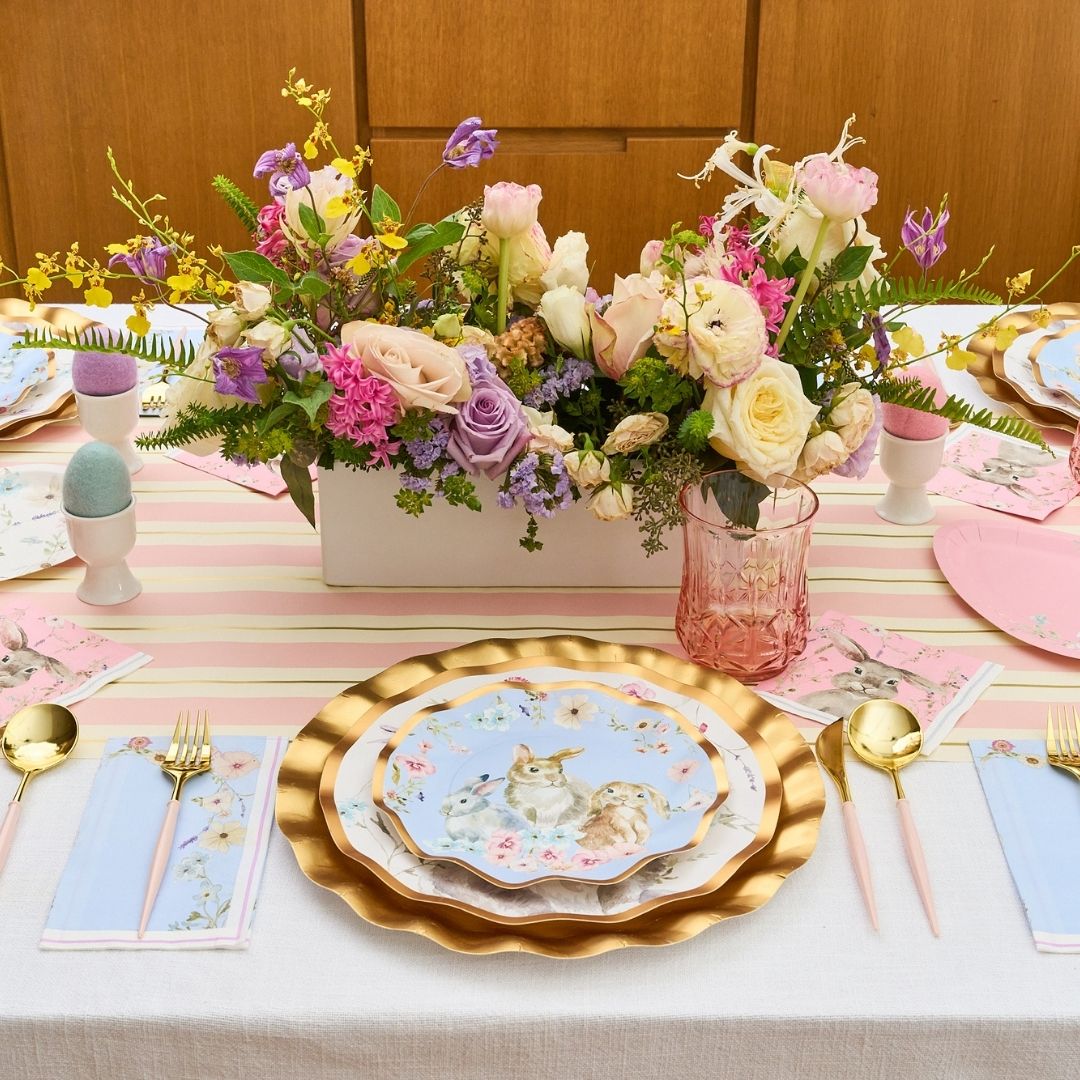 Easter Table Decorations - Elegant Spring Table Setting for Easter Brunch, Dinner & Holiday Celebrations