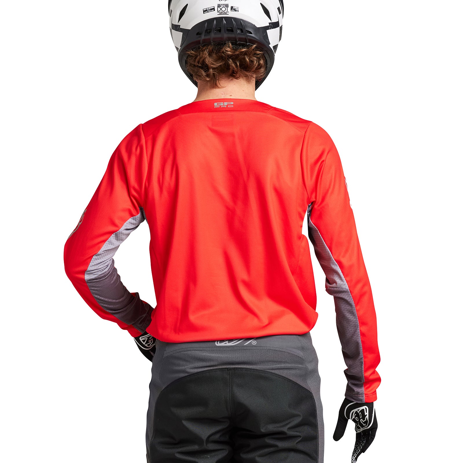 GP Pro Jersey Icon Red & Gray - Premium Performance Sports Jersey for Men & Women - Perfect for Football, Basketball, and Outdoor Activities