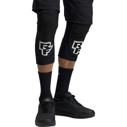 RaceFace Covert Knee Pads for Mountain Biking - Stealth Black, Small Size - Protective Gear for Downhill & Trail Riding
