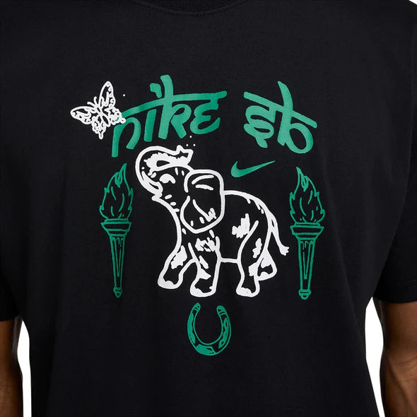 Nike SB Max90 Elephant Graphic T-Shirt for Men - Black | Skateboarding & Streetwear Fashion | Casual Wear & Everyday Outfits