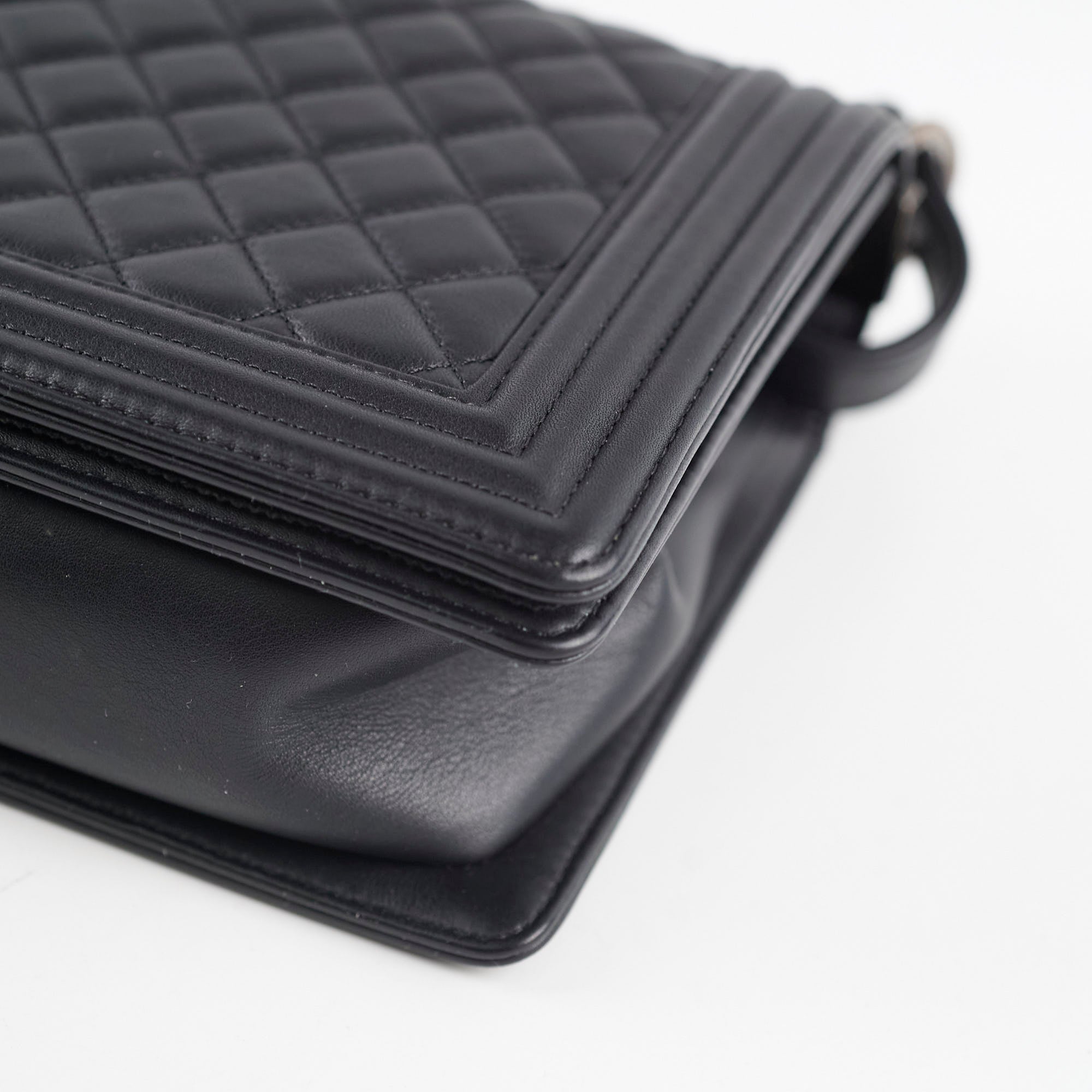 Chanel New Medium Boy Bag Black - Luxury Designer Handbag for Women | Perfect for Evening Parties, Date Nights & Special Occasions