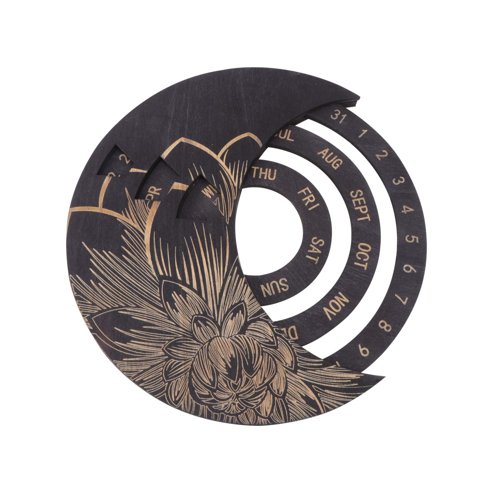 A Timeless Gift: The Story of the Amosfun 2021 Perpetual Wooden Rotary Wall Calendar